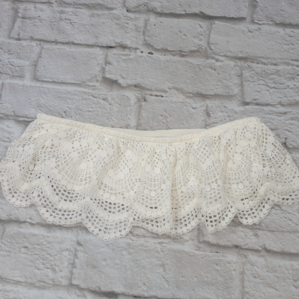 Victoria's Secret Lace Bandeau Ivory
